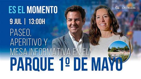 Acto de campaña del PP de Las Rozas con Eugenia Carballedo y José de la Uz