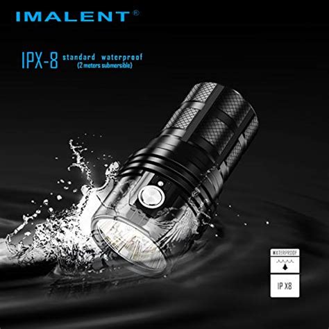 IMALENT MS06 LED Flashlight 25000 Lumens High Lumen Torch With 6 Pcs