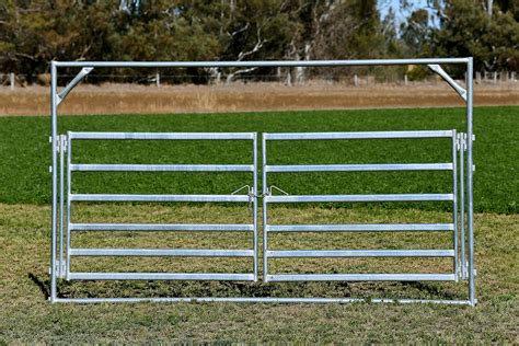 Premium Heavy Duty Cattle Double Gate - Red River Rural