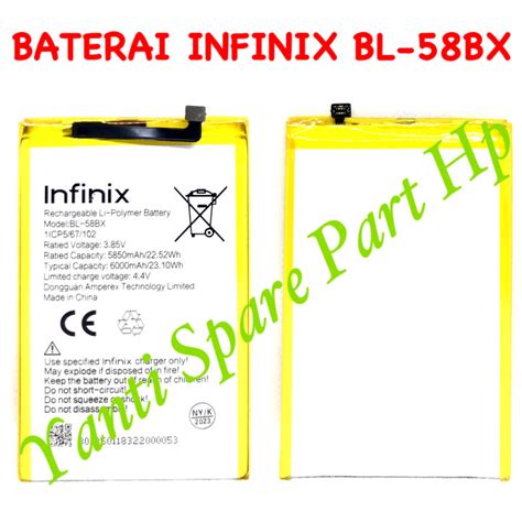 Baterai Infinix Hot Play Hot Play Hot S X BL BX Orignal New Lazada Indonesia