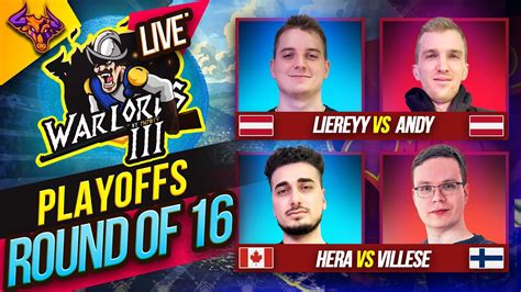 WARLORDS 3 MAIN EVENT Round Of 16 DAY ONE Liereyy Vs Andy Hera Vs