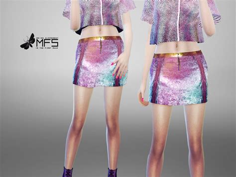 The Sims Resource Mfs Holographic Skirt