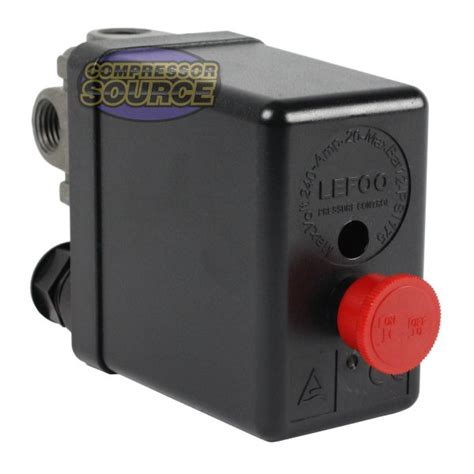 Lefoo 95 125 PSI 4 Port Pressure Switch Fits Hitachi Dewalt Emglo