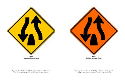 Manual of Traffic Signs - W6 Series Signs