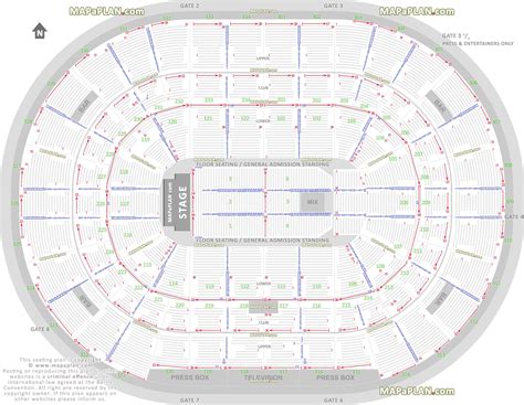 Verizon Center Seating Chart Pdf