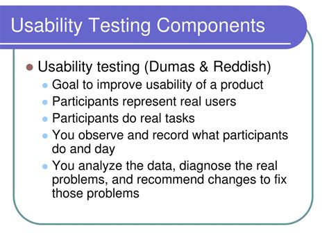 PPT - Usability Testing PowerPoint Presentation, free download - ID:566131