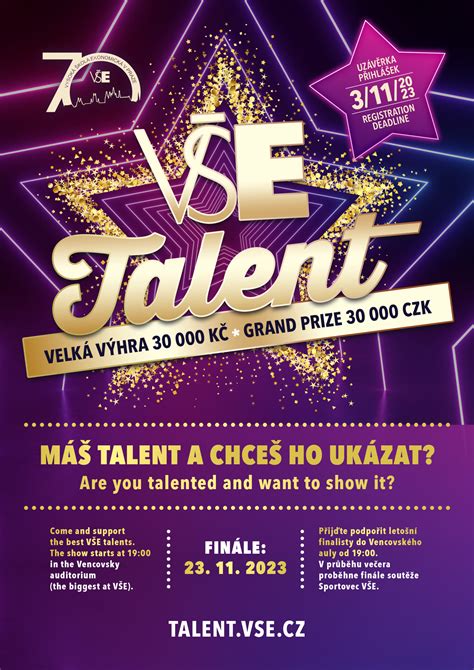 VŠE TALENT 2023 – VŠE Event Centre – Prague University of Economics and Business