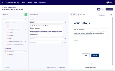 display form entries    form