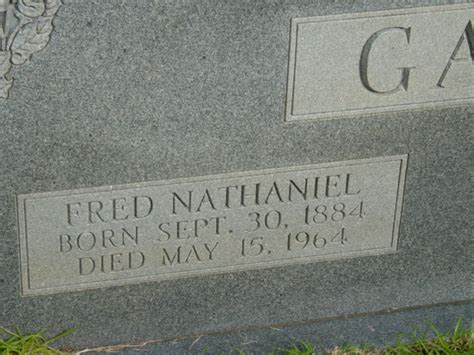 Fred Nathaniel Gay M Morial Find A Grave