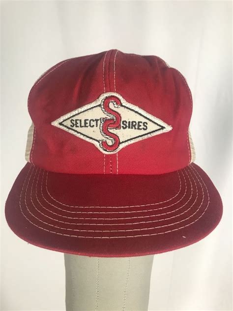 Vintage 1980s Select Sires Rare K Brand Trucker Hat Cap Trucker Hat