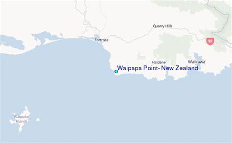 Waipapa Point New Zealand Tide Station Location Guide