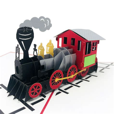 Classic Steam Train - 3D Pop Up Greeting Card – WOW Pop Up Card
