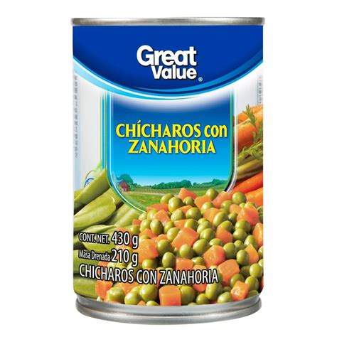 Ch Charos Con Zanahoria Great Value G Walmart