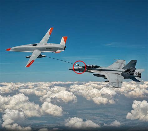 Unmanned Boeing MQ 25 Drone Successfully Refuels A US Navy F A 18 Super