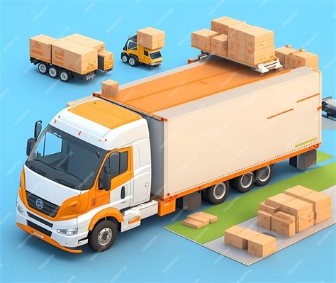 premium photo expressdeliverytruckserviceonapplicationdelivery