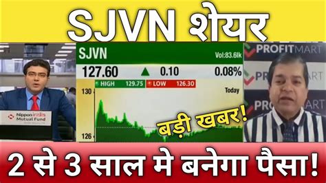 SJVN Share Letest News SJVN Share Next Target Sjvn Stock Anelysis