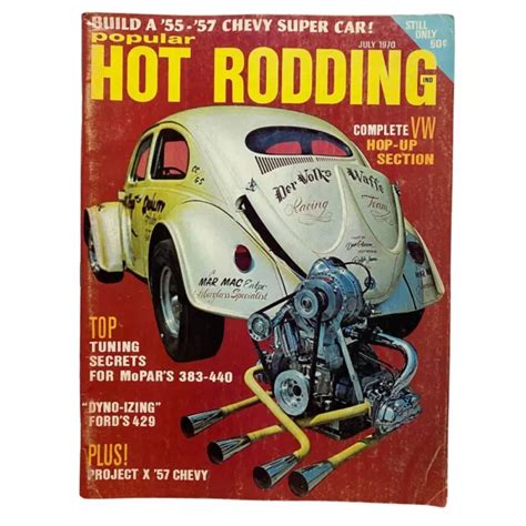POPULAR HOT RODDING Magazine July 1970 Complete VW Hop Up Section No Label 15 52 PicClick UK
