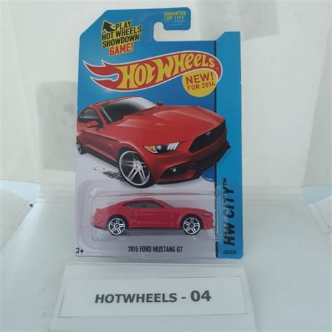 HOT WHEELS RED 2015 FORD MUSTANG GT Shopee Malaysia