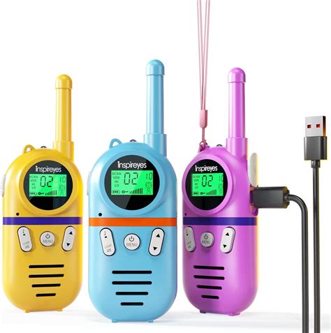 Talkie Walkie Enfants Rechargeable 48 Heures De Temps De Travail