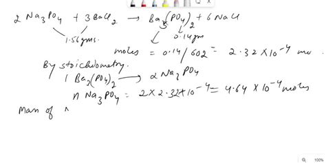 SOLVED Limiting Reagent Report Sheet Fill In The Tables And Show All