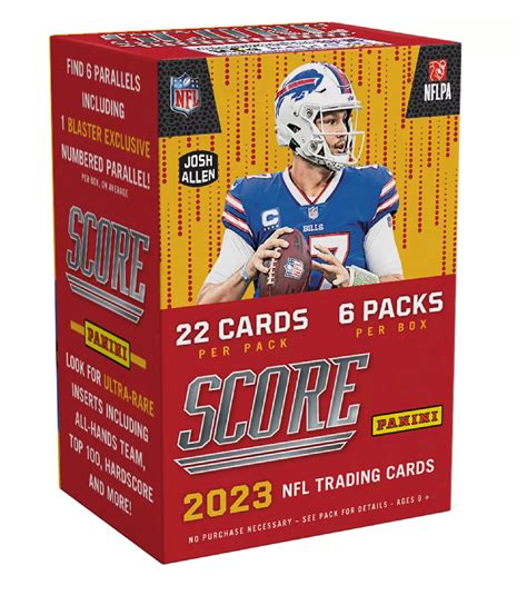 Panini Score Nfl Football Trading Cards Blaster Box Walmart