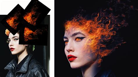 Fire Effect Photoshop Effect And Photo montage Tutorial - Photoshop Trend