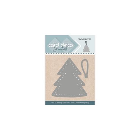 Card Deco Stanzschablone Cdemin H Ngender Weihnachtsbaum Weihn