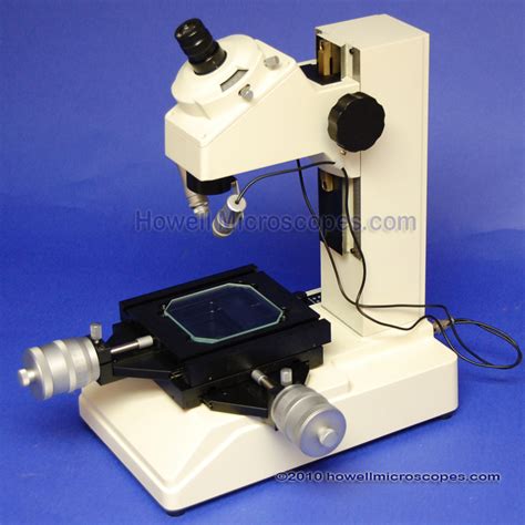 X Toolmakers Measuring Microscope W X Y Stage Micrometers Howell