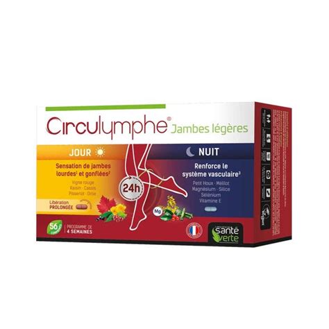 Circulymphe Jambes L G Res Jour Nuit Comprim S Sante Verte Easypara