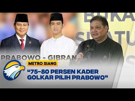 Blak Blakan Golkar Minta Jatah Kursi Menteri Kabinet Prabowo Youtube