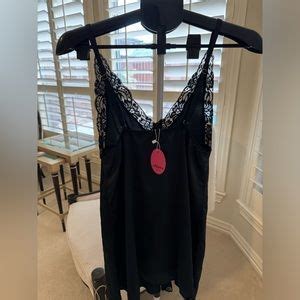 Intimates Sleepwear Lingerie Lace Chemise Nightgown Satin Poshmark