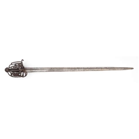 17th Century Scotish Basket Hilt Sword By Antonio Ferrara Auctions