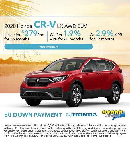 Find Honda Lease Deals in Westport CT | Honda of Westport