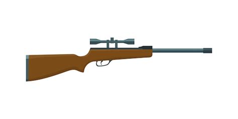 Illustration De Fusil De Chasse Vecteur Premium