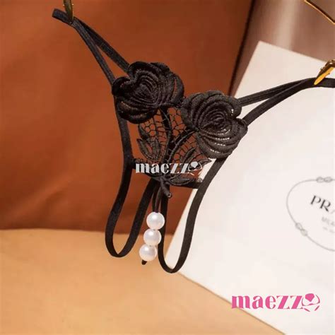 Jual MAESONET Sexy G String Open Lingerie G STRING PEARL LUBANG TENGAH DALAM SEXY MUAT JUMBO