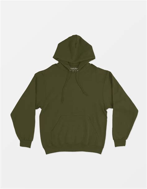 Buy Plain Olive Green Hoodie For Men And Women Under 800