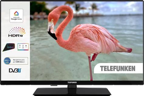 Telefunken Smart TV 32 Pollici HD Ready Display LED Classe E colore ...