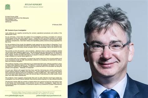 Accused MP Julian Knight Goes To War With Police Over Blackmail Sex Claims Birmingham Live