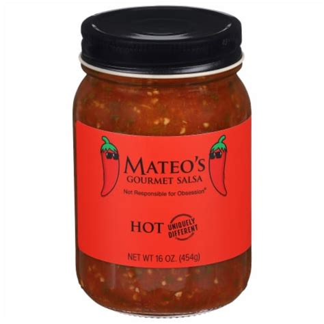 Mateo S Gourmet Hot Salsa Oz Ralphs