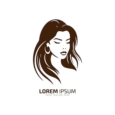 Premium Vector Woman Face Logo Icon Lady Style Vector Illustration