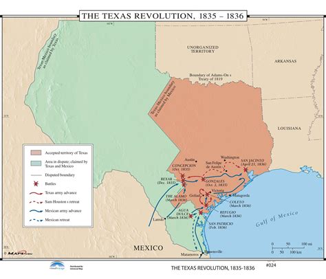 Texas Revolution Map 1836 - Draw A Topographic Map