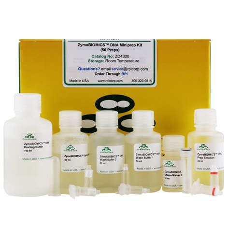 ZD4300 ZymoBIOMICS DNA Miniprep Kit With Lysis Tubes 50 Preps