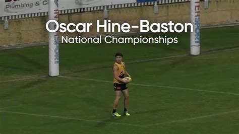 Oscar Hine Baston U Champs Wa V Vc Youtube