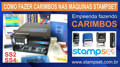 Como Fazer Carimbos M Quina De Carimbos Stampset Compact Ss Youtube