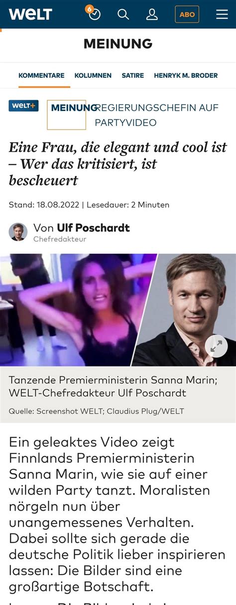 Kazim Bridges On Twitter ULF POSCHARDT Schreibt Bei WELT Eine Frau