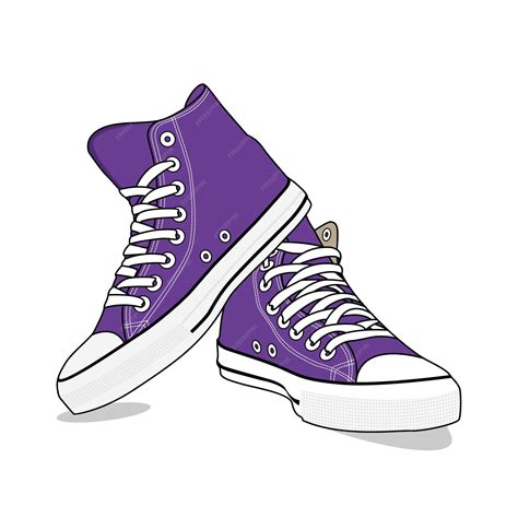 premium vector converse shoes hight vector image  illustration