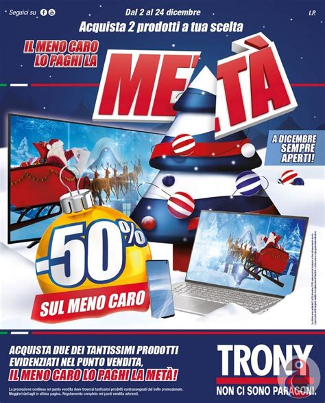 Volantino Trony Sconto Sul Meno Caro Dal Al