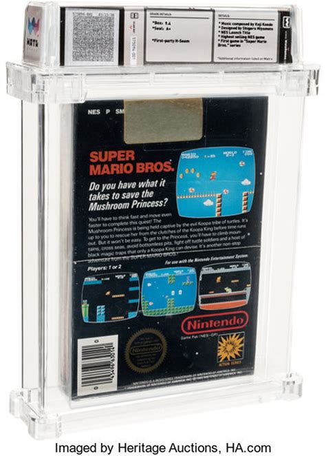 Una Copia Sin Abrir De Super Mario Bros Se Vende A Un Precio De Locos Y