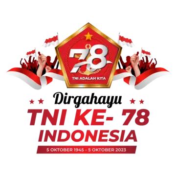 Happy 78th Indonesian Armed Forces Vector October 5 Happy Birthday