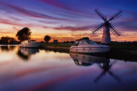 sunset-norfolk-broads - Scenic Norfolk